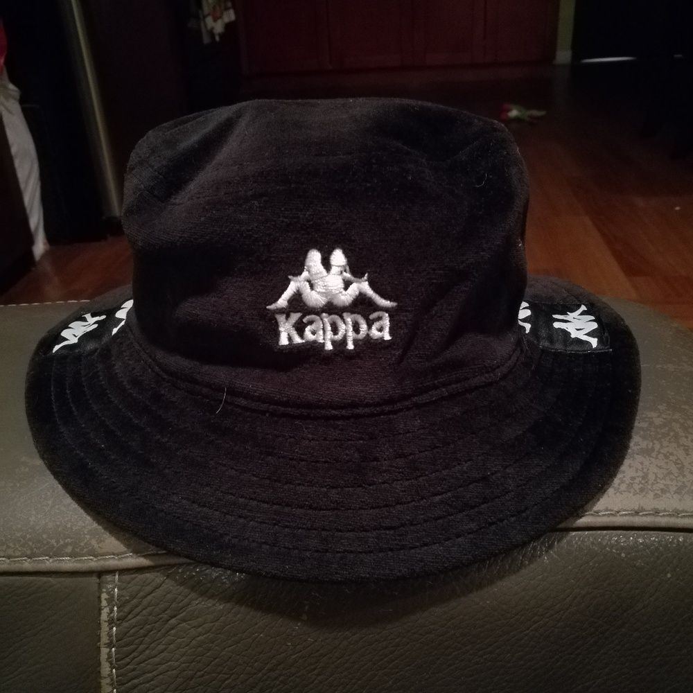 Kappa Black Bucket Hat